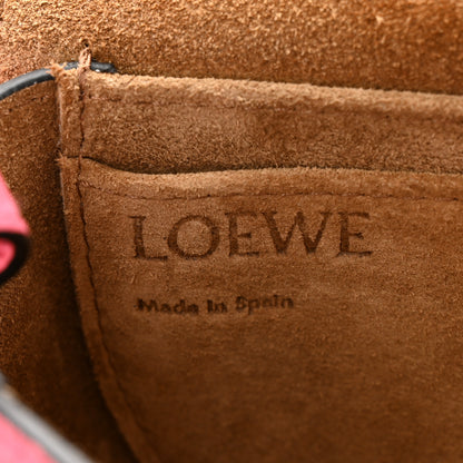 Loewe Grained Calfskin Mini Gate Crossbody Bag Wild Rose 6 of 12