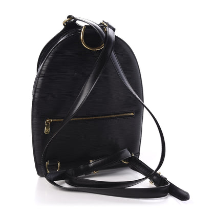 Louis Vuitton Epi Mabillon Backpack Black 2 of 9