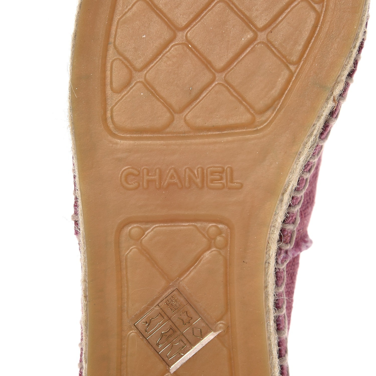 Chanel Linen CC Espadrilles 39 Pink 7 of 10