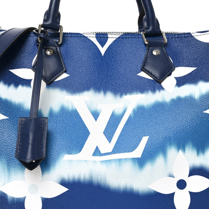 Louis Vuitton Monogram Escale Speedy Bandouliere 30 Blue 7 of 9