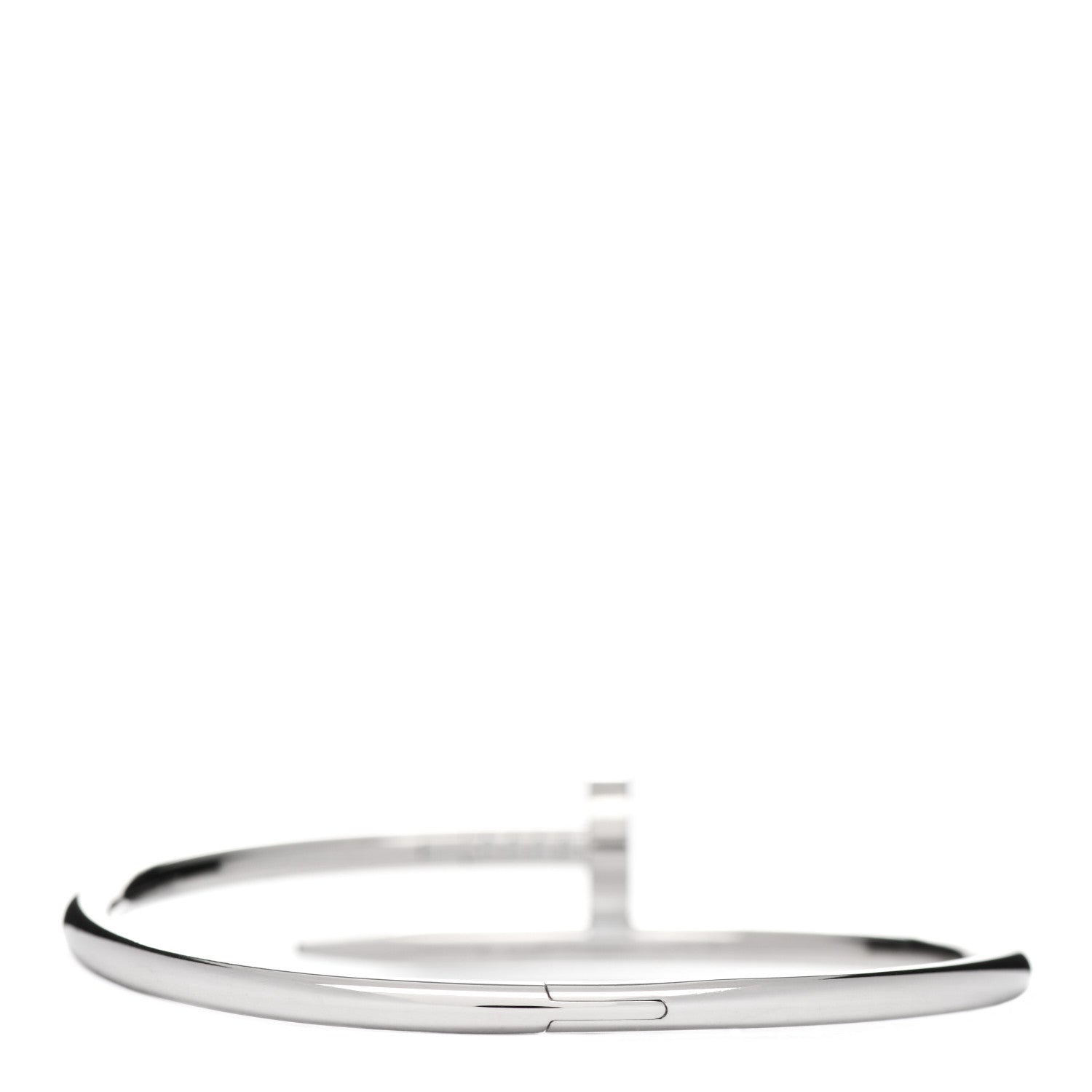 Cartier 18K White Gold Juste Un Clou Bracelet 17 2 of 3