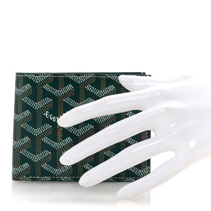 Goyard Goyardine Bi-Fold Victoire PM Wallet Green 2 of 7