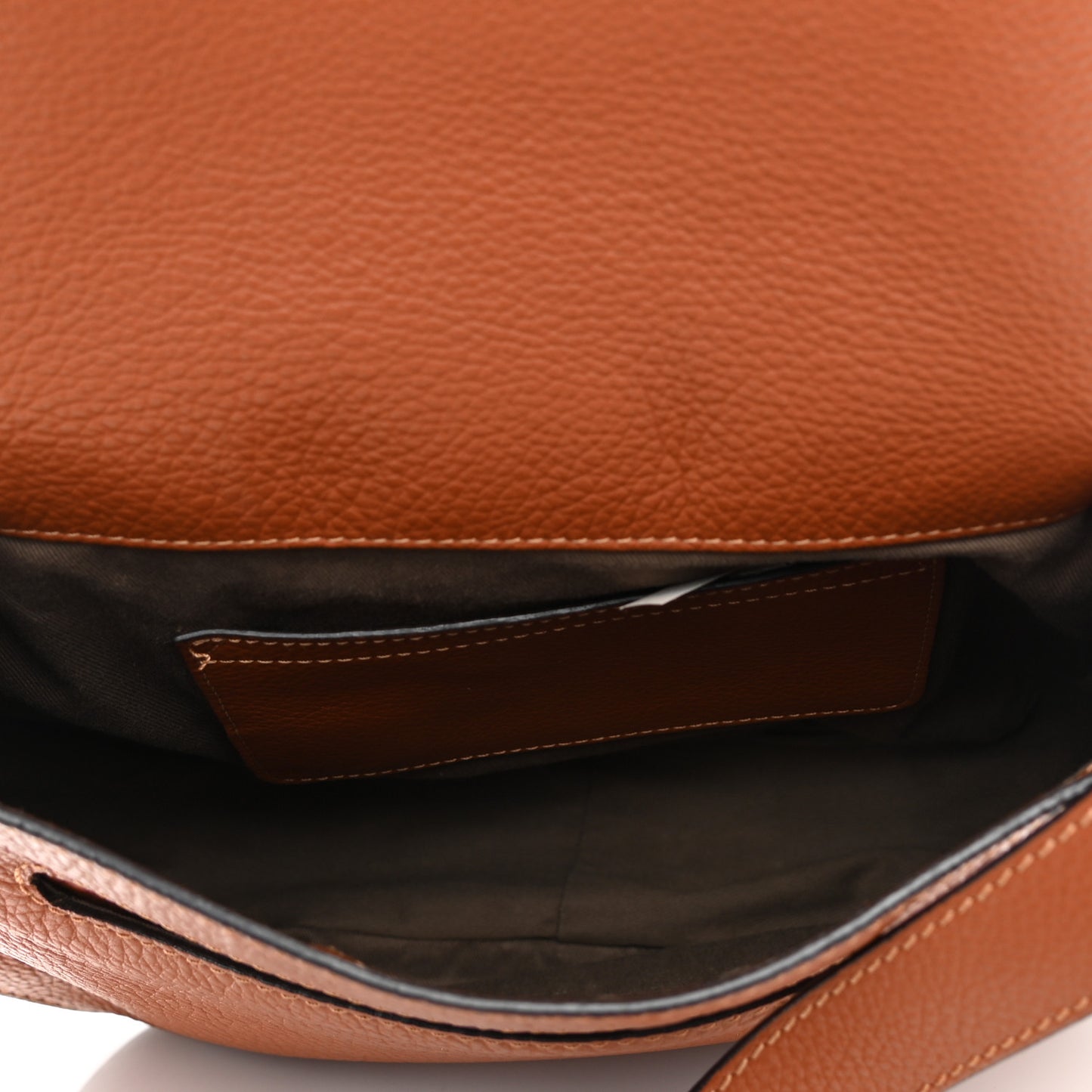 Calfskin Medium Marcie Round Crossbody Bag Tan