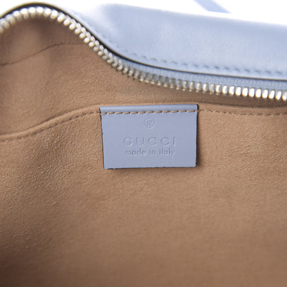 Gucci Calfskin Matelasse Small GG Marmont Chain Shoulder Bag Porcelain Light Blue 6 of 11