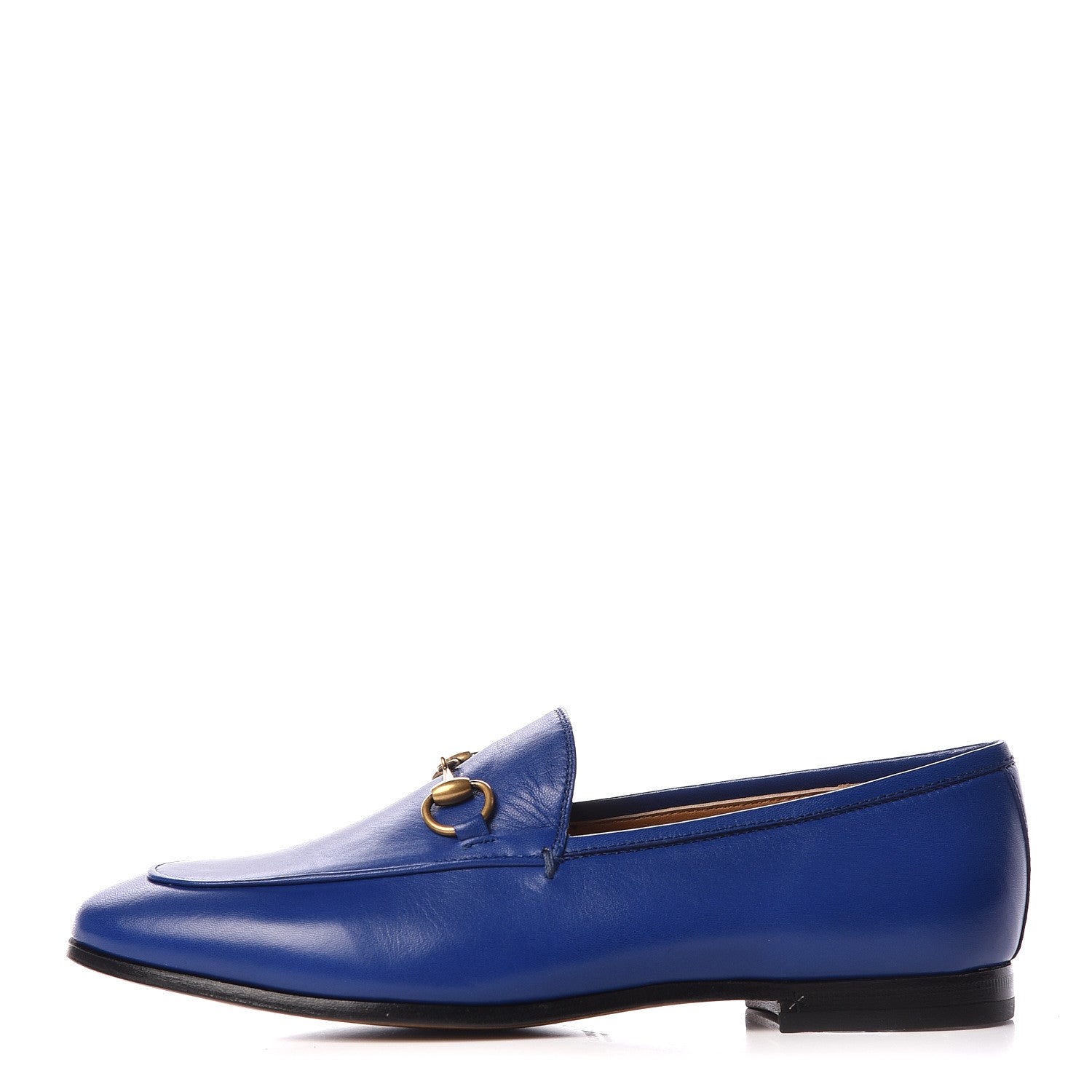 Gucci Malaga Kid Womens Jordaan Loafers 36.5 Electric Blue 1 of 8