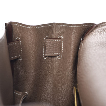 Hermes Togo Kelly Retourne 40 Etoupe 29 of 34