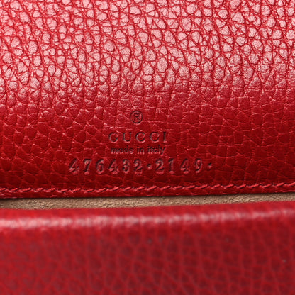 Gucci Calfskin Super Mini Dionysus Shoulder Bag Hibiscus Red 6 of 10