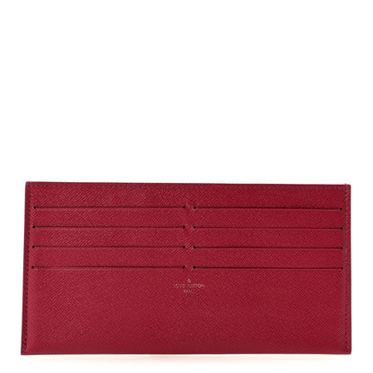 Louis Vuitton Calfskin Felicie Card Holder Insert Fuchsia 1 of 6