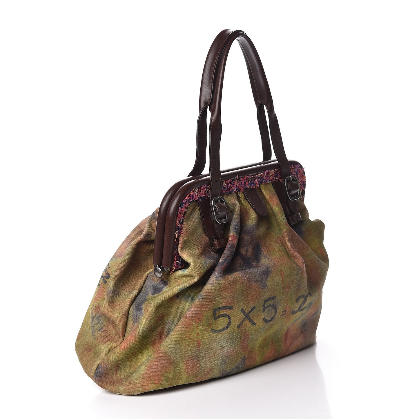 Washed Toile Graffiti On The Pavements Bowler Khaki Multicolor