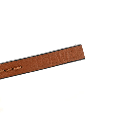 Loewe Calfskin Anagram Dice Bag Charm Tan 3 of 4