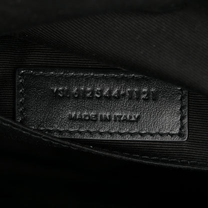 Saint Laurent SAINT LAURENT Calfskin Matelasse Monogram Lou Camera Bag Black 7 of 11