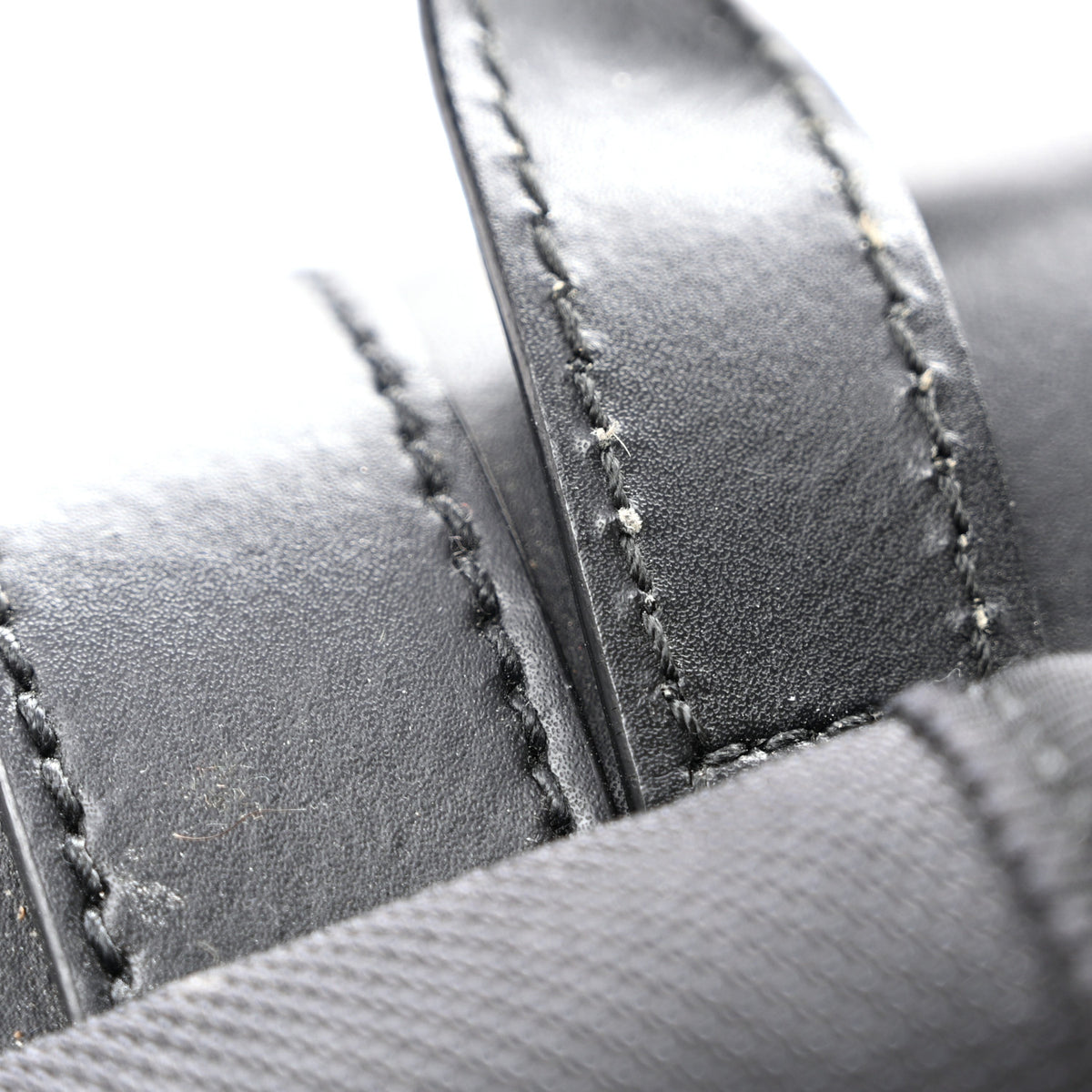 Soft GG Supreme Monogram Calfskin Web Double Buckle Backpack Black