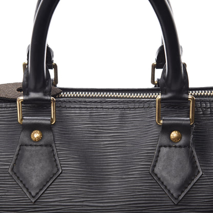 Louis Vuitton Epi Speedy 25 Black 17 of 19