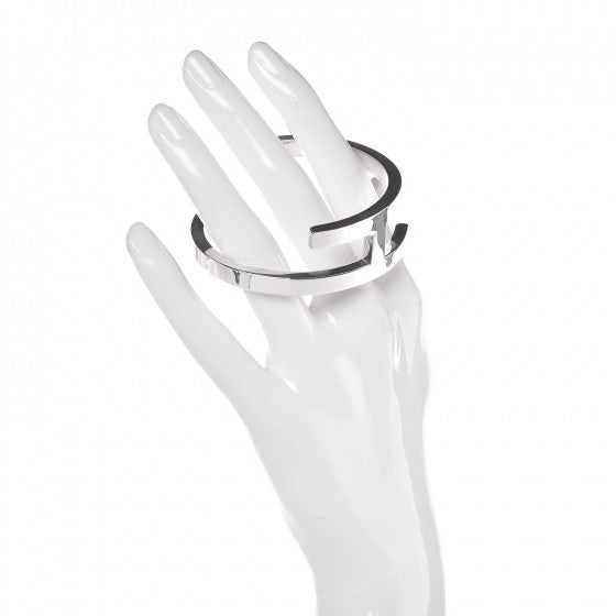 Hermes Sterling Silver H Bangle 2 of 5