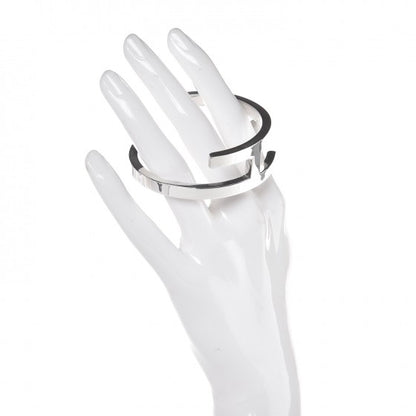 Hermes Sterling Silver H Bangle 2 of 5
