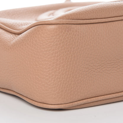 Gucci Pebbled Calfskin Small Soho Disco Bag Rose Beige 8 of 10