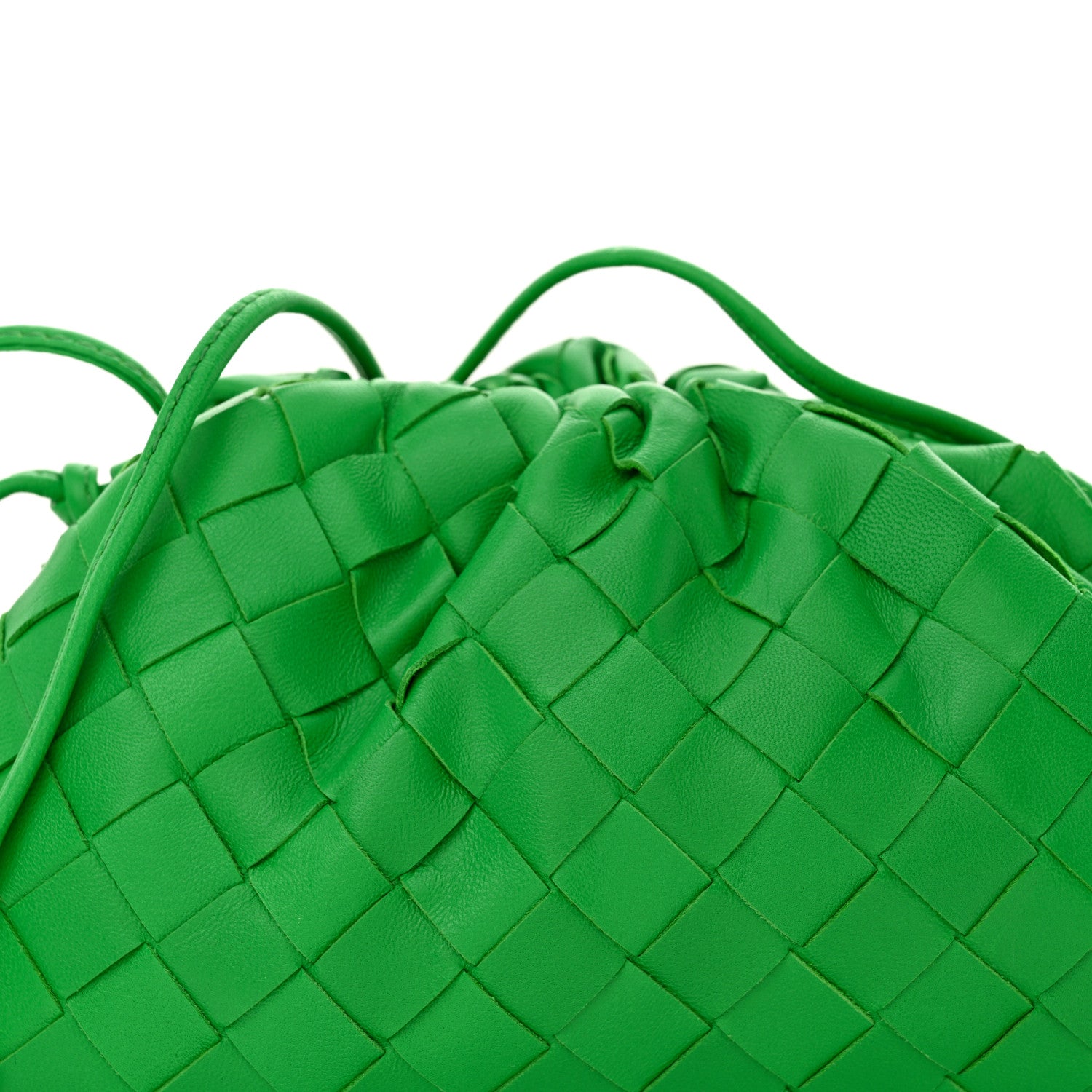 Bottega Veneta Nappa Intrecciato The Mini Pouch Clutch Parakeet 8 of 10