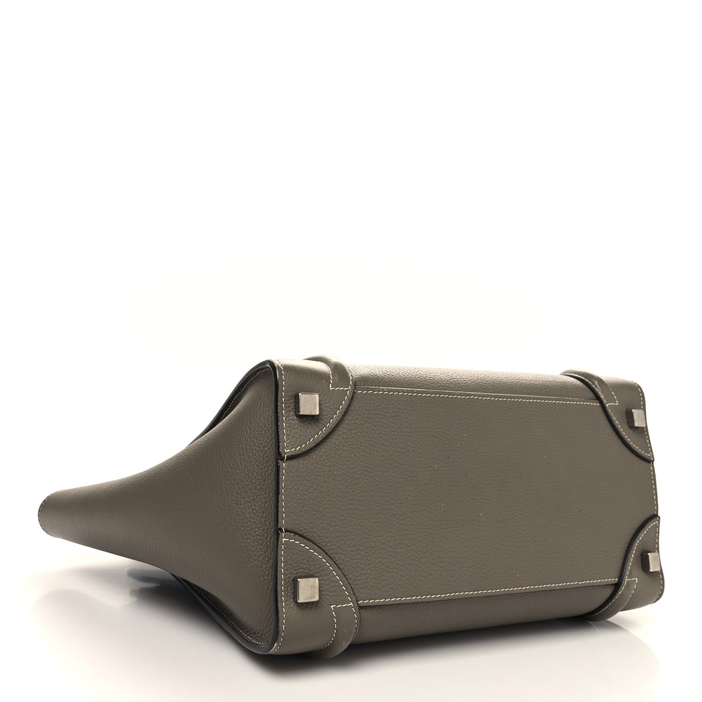 Drummed Calfskin Micro Luggage Souris