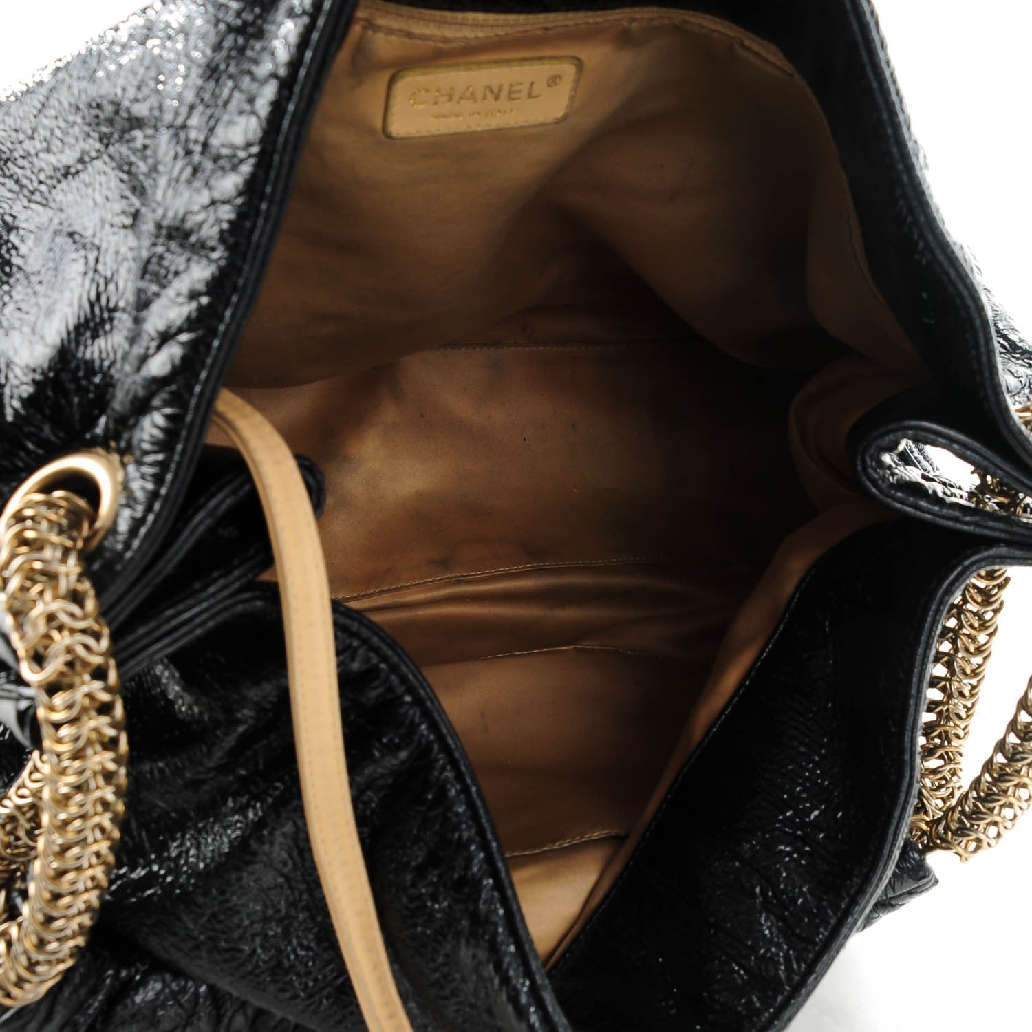 Chanel Vinyl Rodeo Tote Black 5 of 8