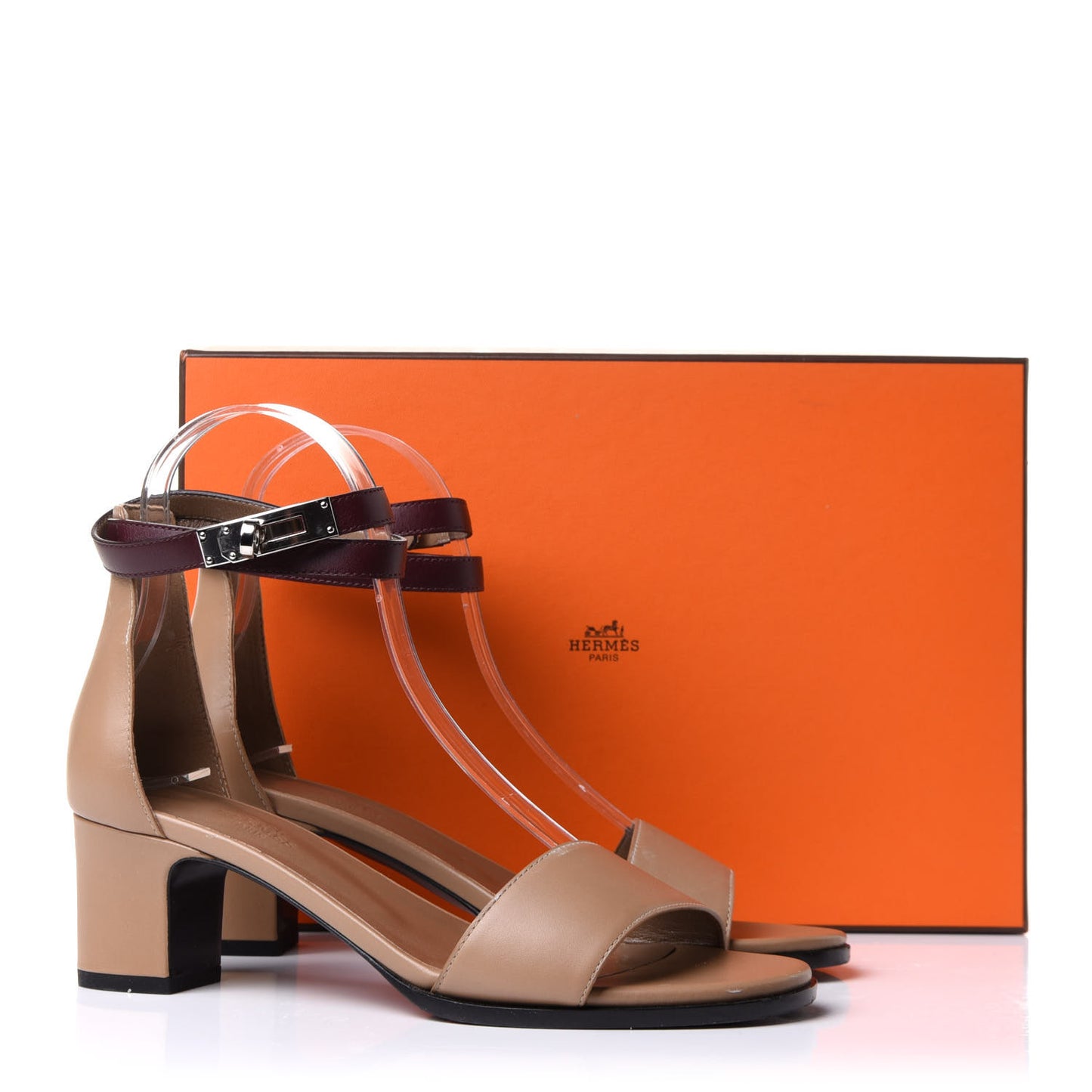 Box Calfskin Manege Sandals 37