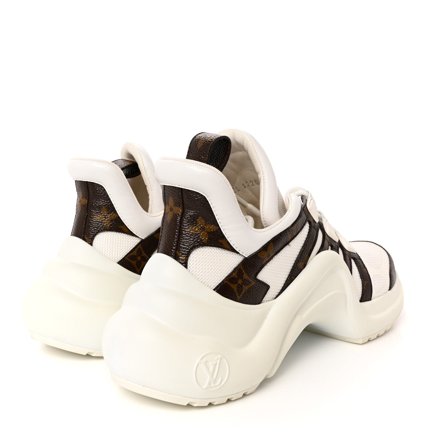 Louis Vuitton Patent Monogram LV Archlight Sneakers 39.5 White 4 of 11