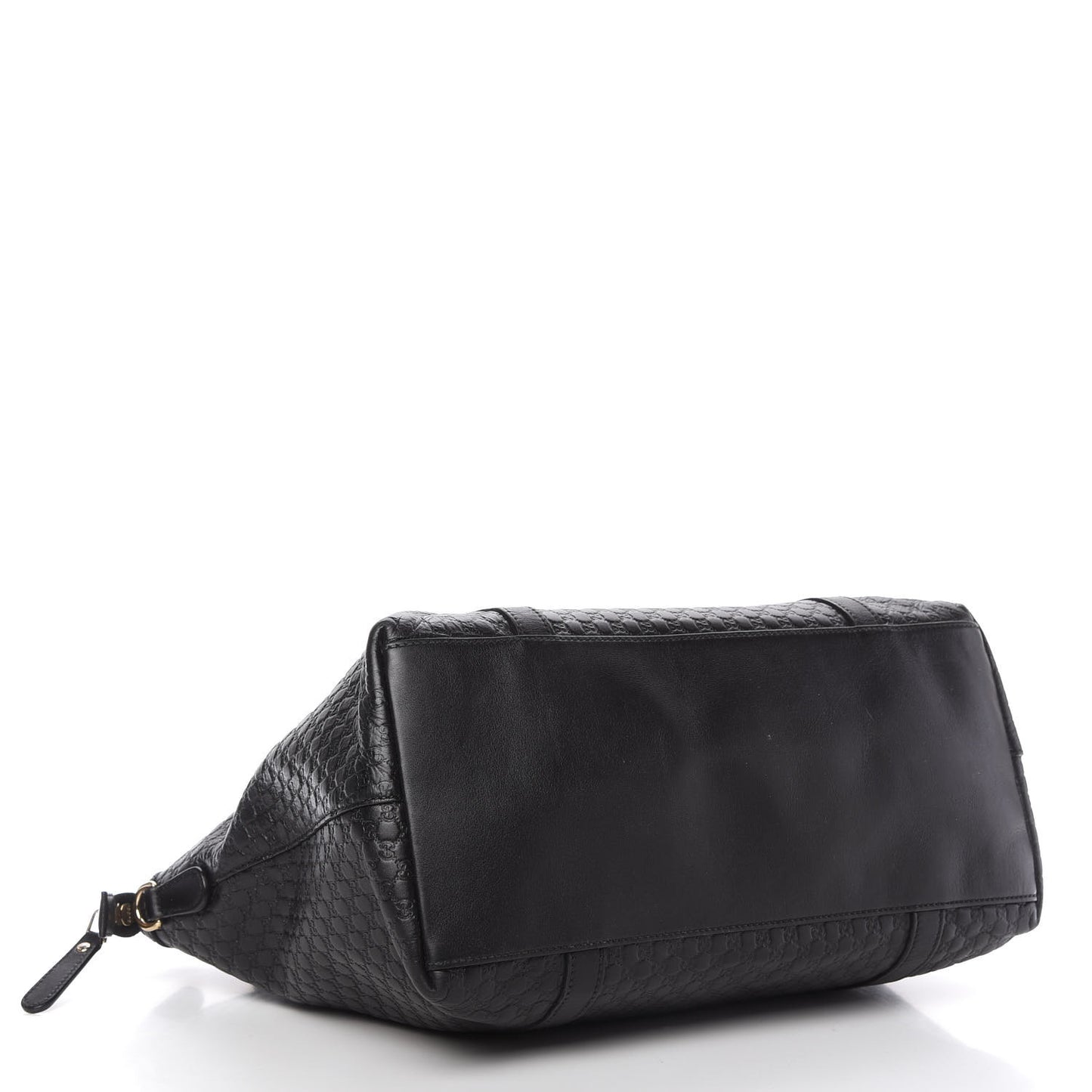 Soft Microguccissima Large Dome Satchel Black