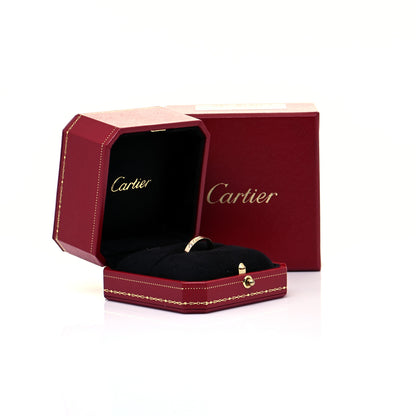 Cartier 18K Pink Gold Diamond 3mm C De Cartier Wedding Band Ring 49 4.75 6 of 6