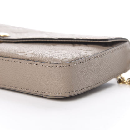 Louis Vuitton Empreinte Pochette Felicie Chain Wallet Tourterelle 12 of 13