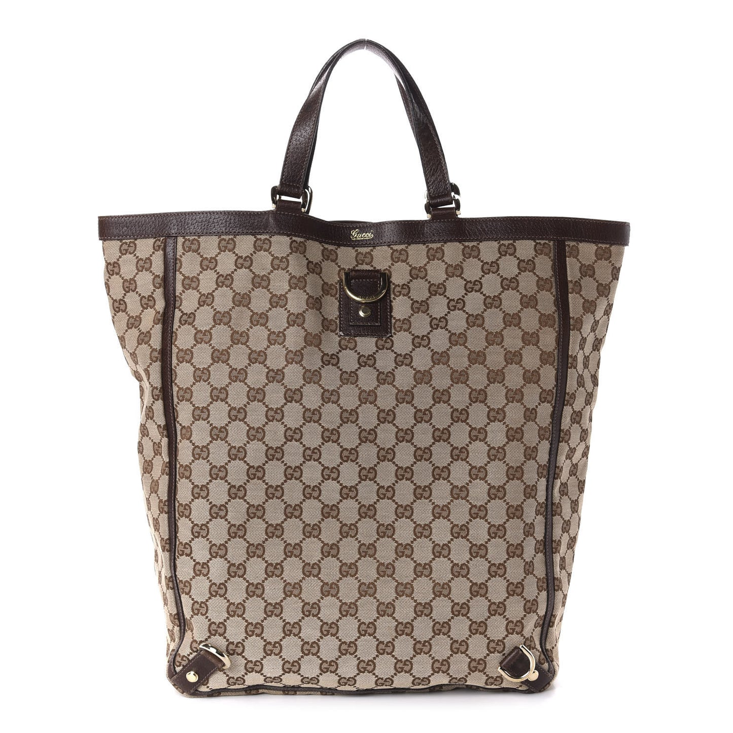 Monogram Abbey Tote Dark Brown