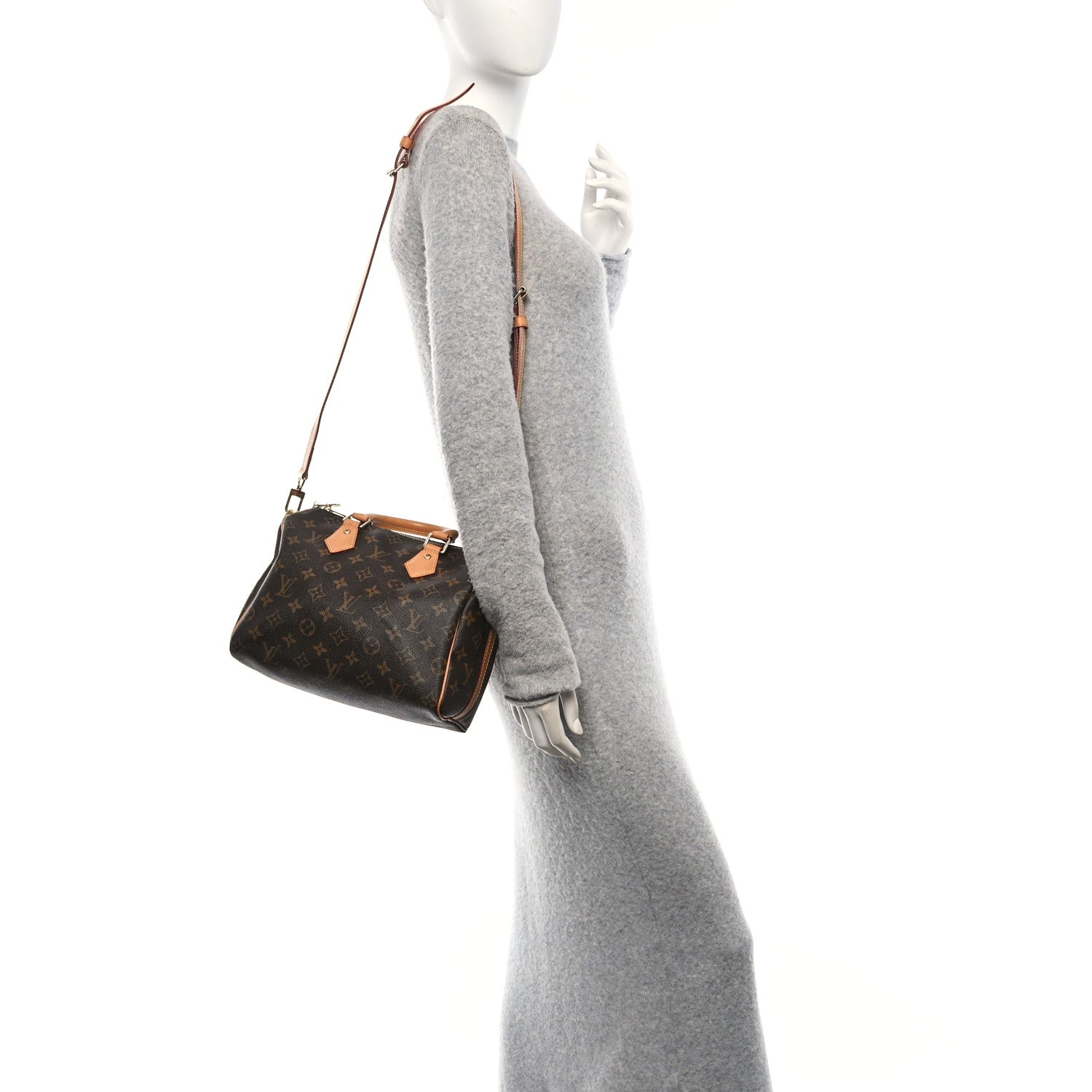 Louis Vuitton Monogram Speedy Bandouliere 25 2 of 17