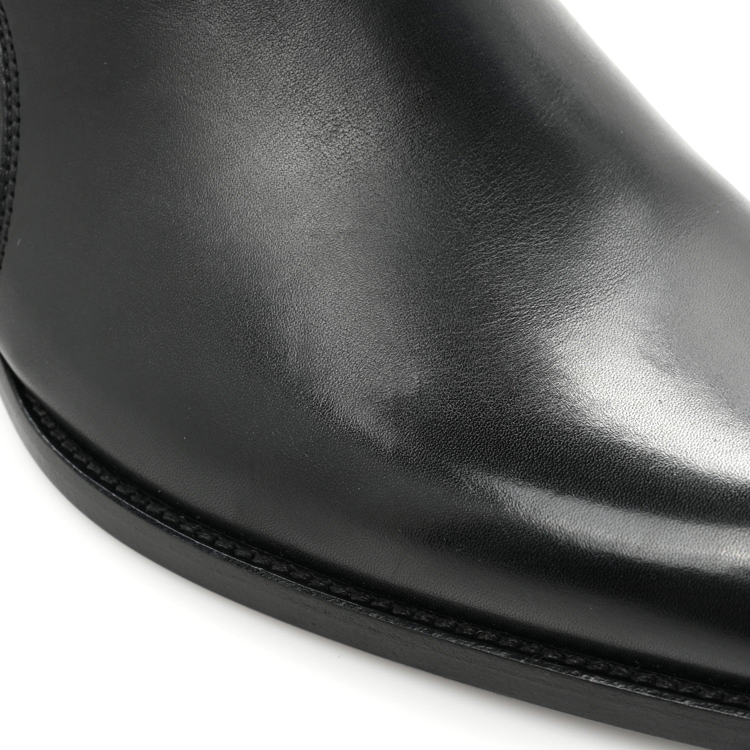 Saint Laurent Calfskin Wyatt 30 Jodhpur Boots 42 Black 14 of 15