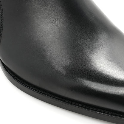 Saint Laurent Calfskin Wyatt 30 Jodhpur Boots 42 Black 14 of 15