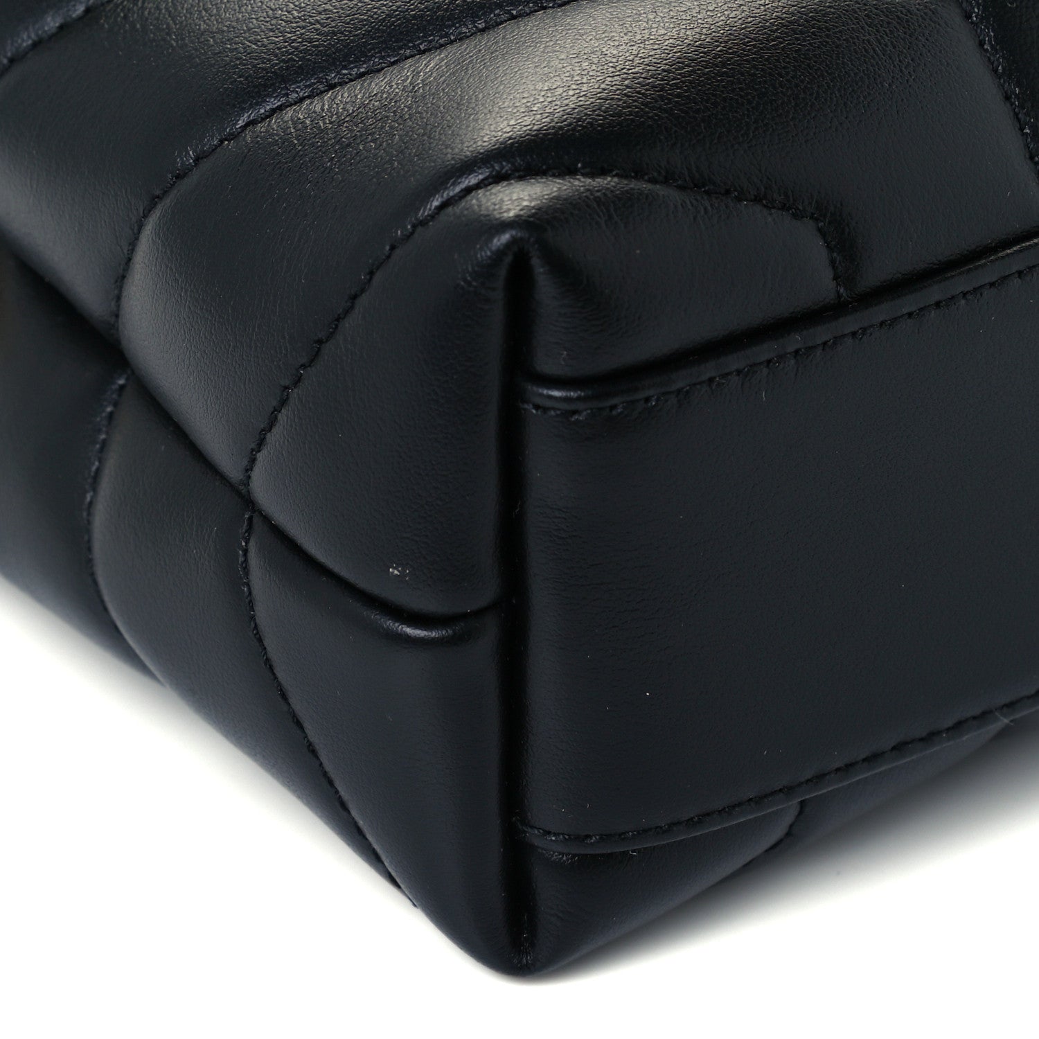 Saint Laurent Calfskin Y Quilted Monogram Toy Loulou Crossbody Bag Black 10 of 12