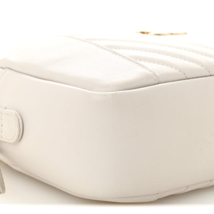 Chanel Calfskin Quilted Daily Chevron Camera Case White 9 of 10