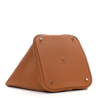 Hermes Taurillon Clemence Picotin Lock 26 GM Gold 3 of 10