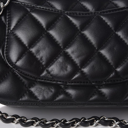 Chanel Lambskin Quilted Mini Square Flap Black 9 of 10