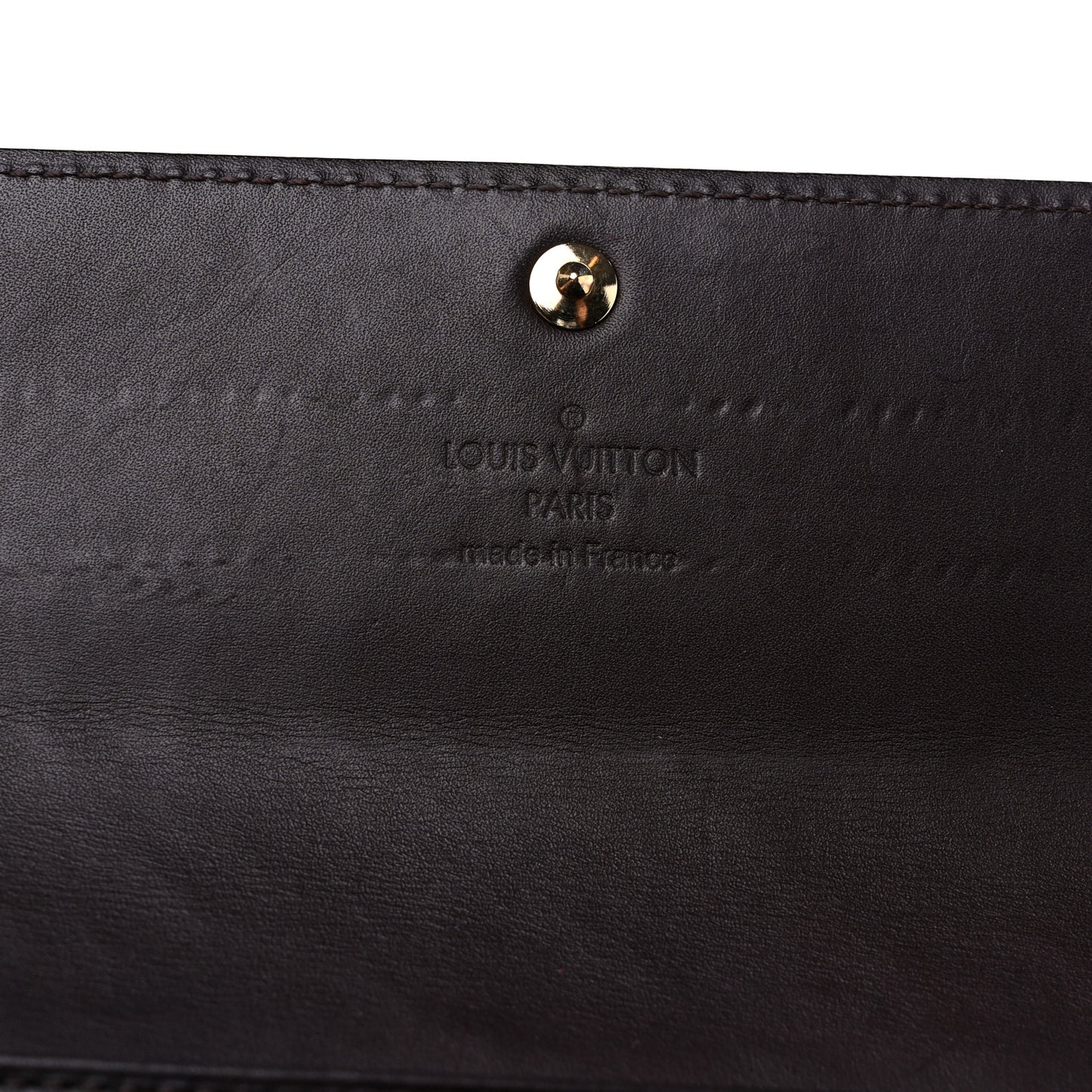 LOUIS VUITTON Vernis Sarah Wallet Rouge Fauviste