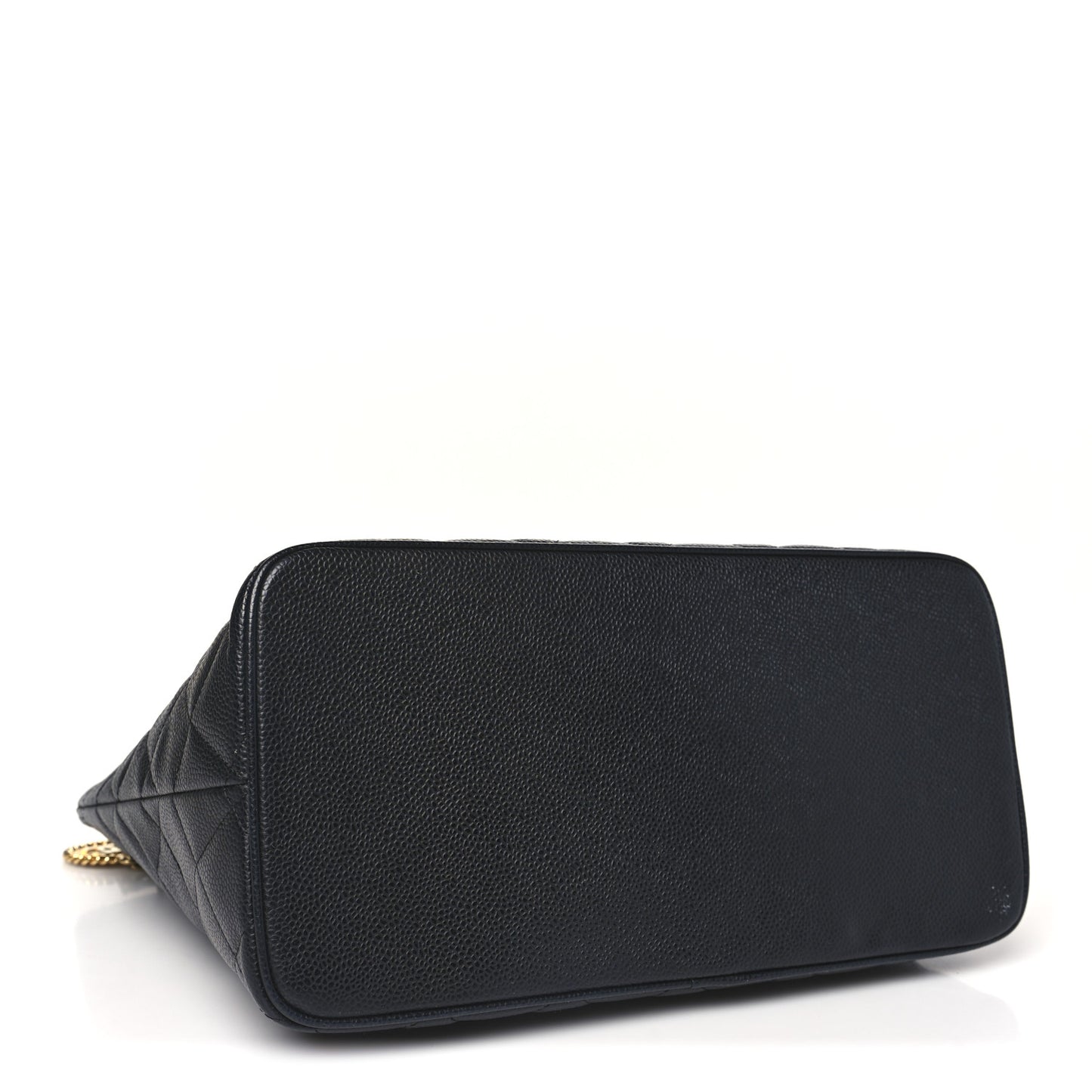 Caviar Quilted Medallion Tote Black