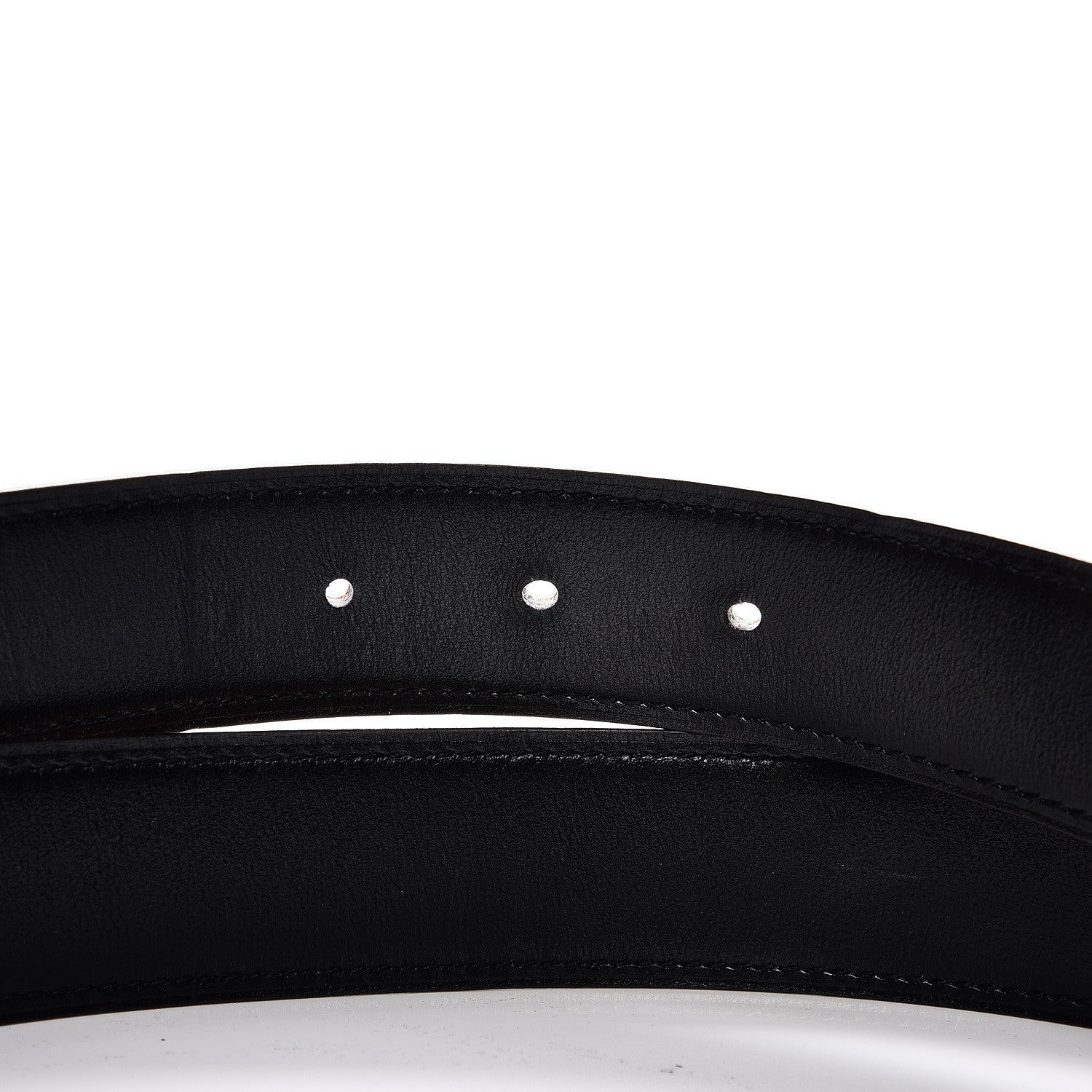 Hermes Togo Box 32mm H Belt 95 Gold Black 5 of 9