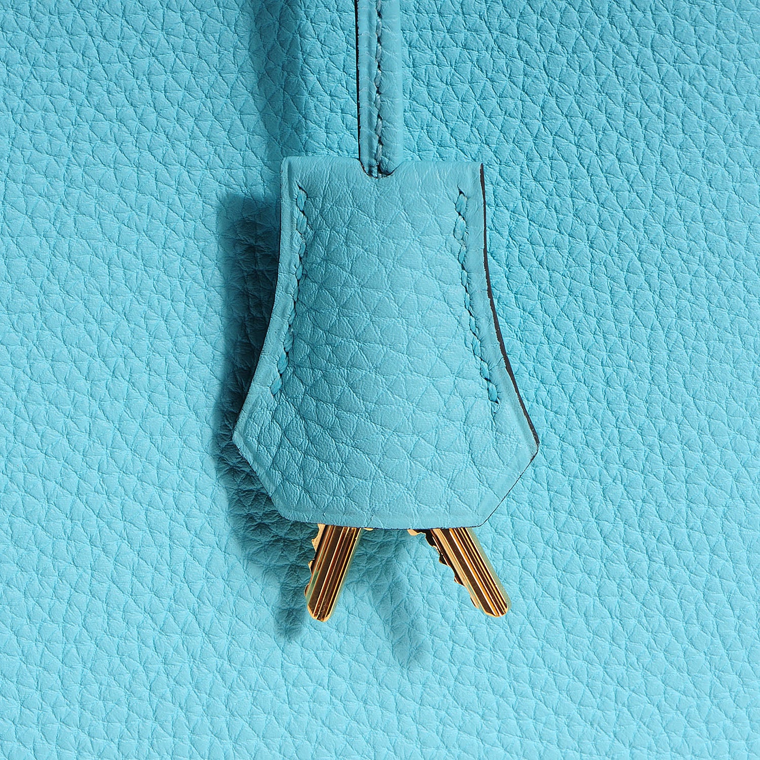 Hermes Togo Kelly Retourne 32 Bleu Atoll 6 of 28