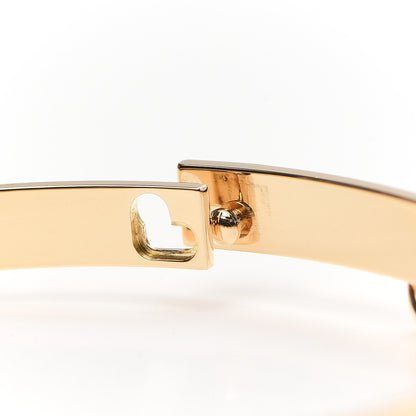 Hermes 18K Yellow Gold PM Collier De Chien Bracelet XL 5 of 6