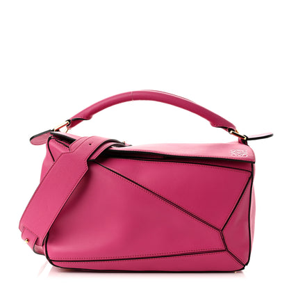 Loewe Calfskin Medium Puzzle Bag Fuchsia 1 of 10