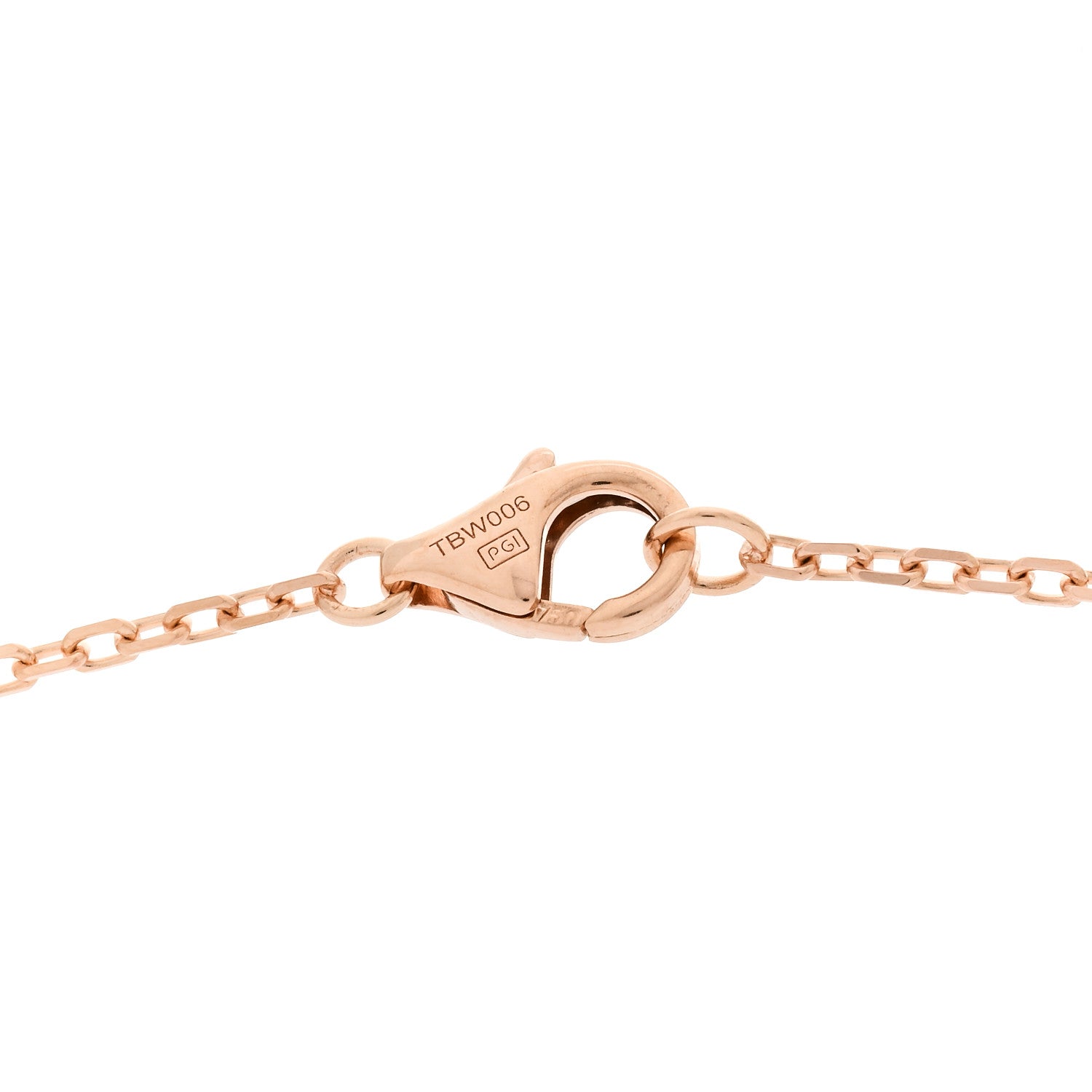 Cartier 18K Pink Gold Diamond Interlocking LOVE Paved Necklace 5 of 6