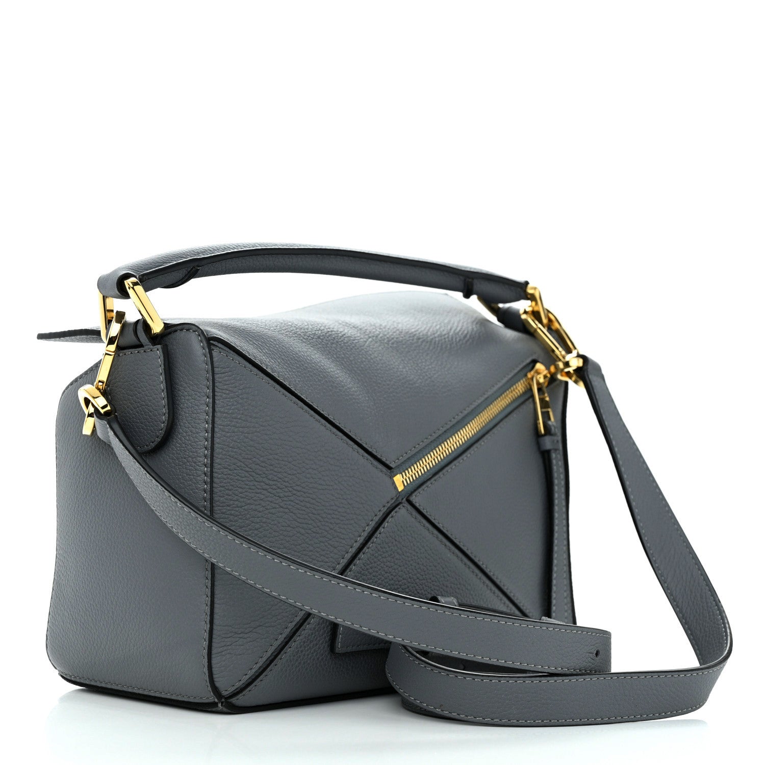 Loewe Calfskin Small Puzzle Bag Asphalt Grey 3 of 10