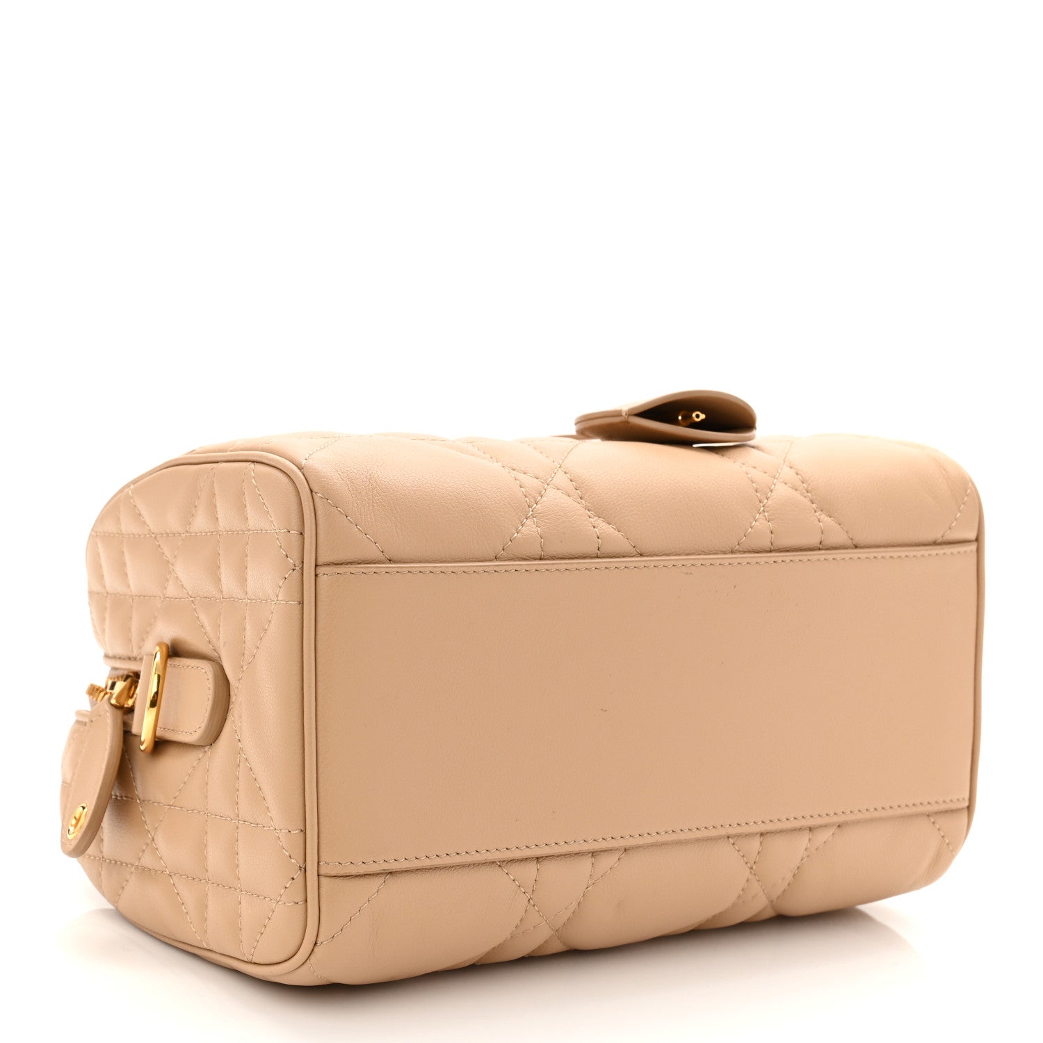 Christian Dior Calfskin Macrocannage Groove 20 Bag Biscuit 4 of 10