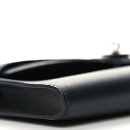 Hermes Swift Kelly Cut Clutch Pochette Black 8 of 10
