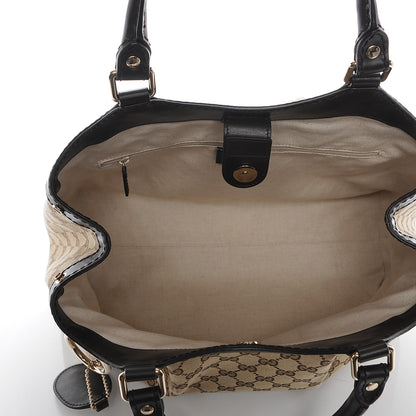 Gucci Monogram Medium Sukey Tote Dark Brown 5 of 7