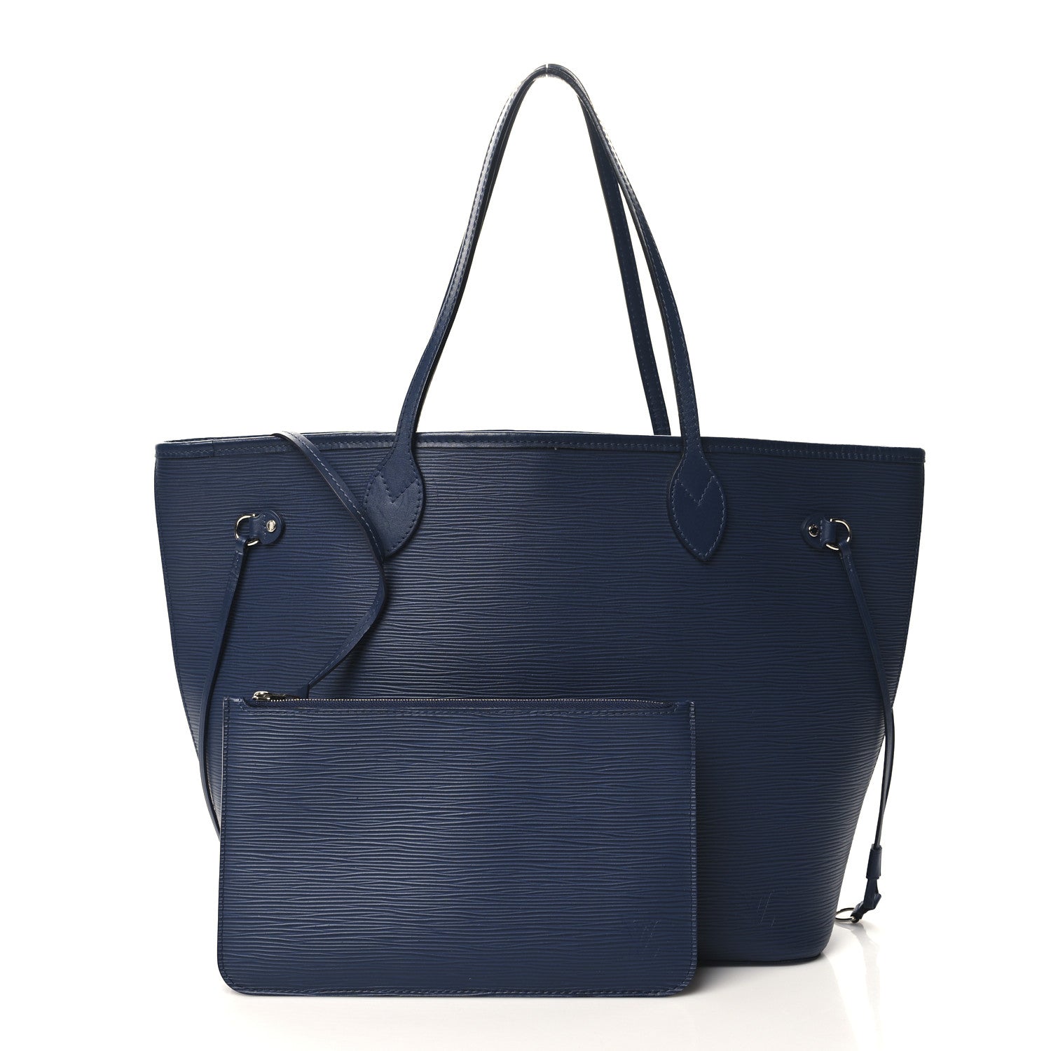Louis Vuitton Epi Neverfull MM Indigo 3 of 10