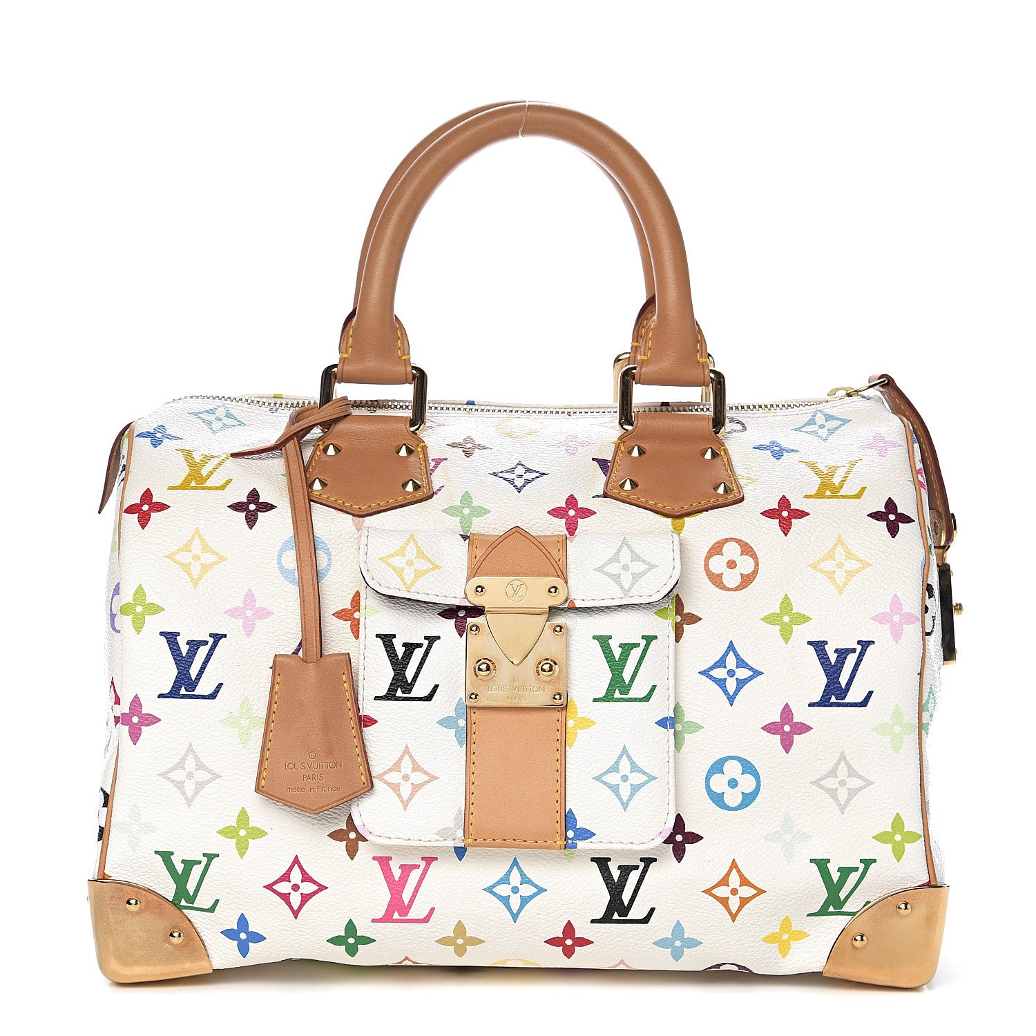 Louis Vuitton Monogram Multicolor Speedy 30 White 1 of 9