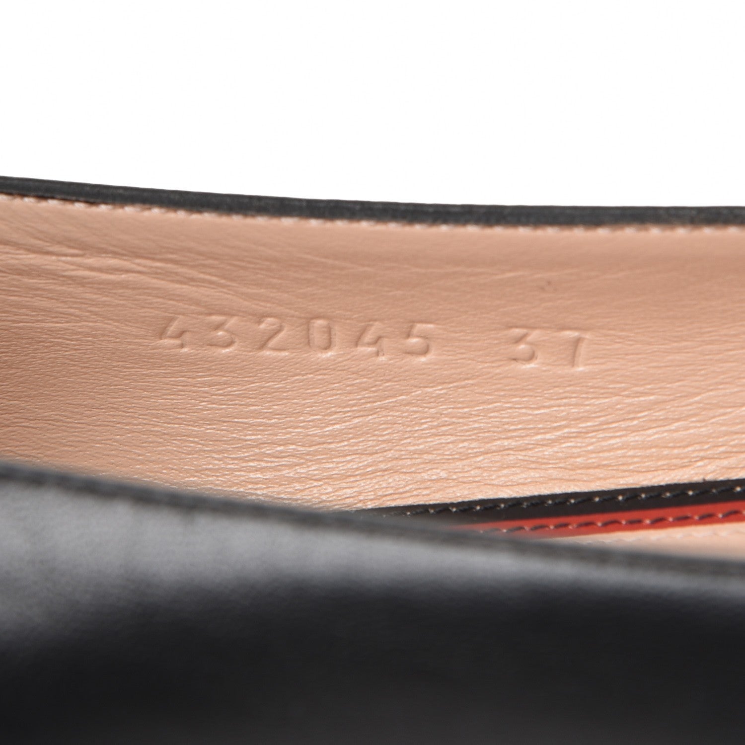 Gucci Calfskin Web Ballerina Flat 37 Nero Black 8 of 8